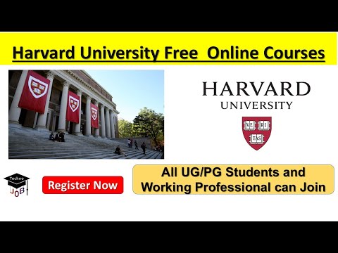 Harvard University Free Online Courses | Unlock your Skills in Lockdown | TechnoJob