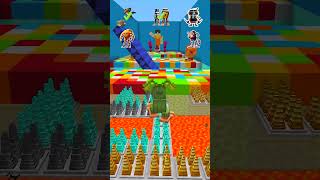Italian Brainrot Mobs vs Obstacle TrapCourse! 😡