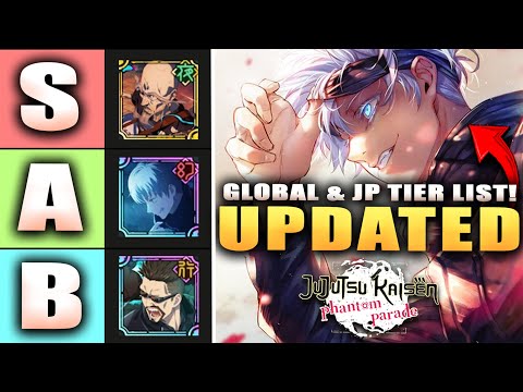 *NEW* GLOBAL & JP TIER LIST! February 2025! (Jujutsu Kaisen Phantom Parade)