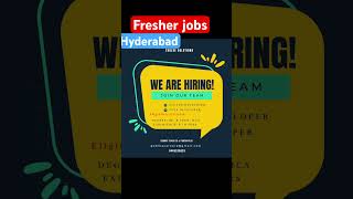 Jobs in Hyderabad | 2024 hiring | software engineer job openings | latest job openings | hiring