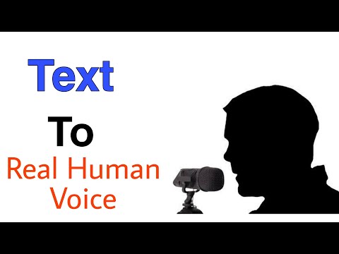 Text to speech real human voice software for pc and android