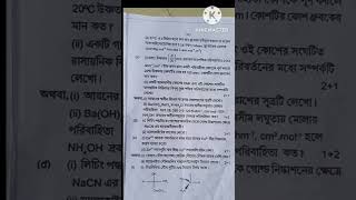 H.S.Test 2022 |Chemistry Question Paper