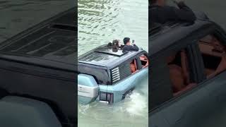 比亚迪水陆两栖车,这操作也太牛了#比亚迪# 仰望U8