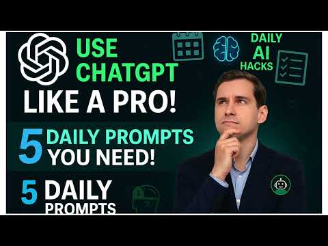 How to Use ChatGPT Daily for Productivity | Best Prompts & Hacks for 2025 🚀