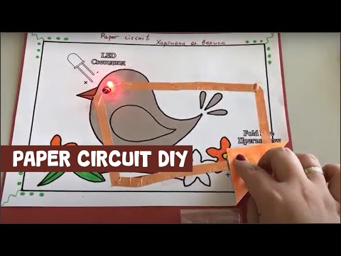 Paper Circuit DIY STEM project | How to | Fun and Easy Project for Kids | Electricity! ⚡