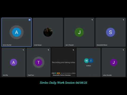 Sircles Work Session April 8, 2025