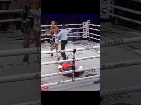 Jake Paul KO Andre August #jakepaul #boxing #youtubeshorts