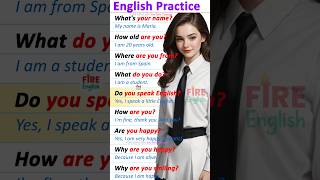 🔥English Conversation Practice for Beginners to advanced level / Asking questions hello hi