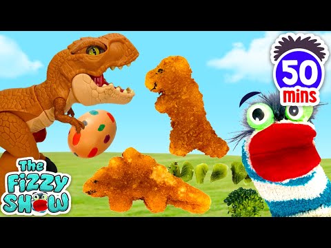 Fizzy's Dinosaur Fun Making Themed Lunch Boxes, Going To The Pet Vet & More 🦖|Compilation For Kids