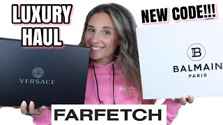 FARFETCH LUXURY HAUL - NEW ITEMS FROM VERSACE, GOLDEN GOOSE AND BALMAIN