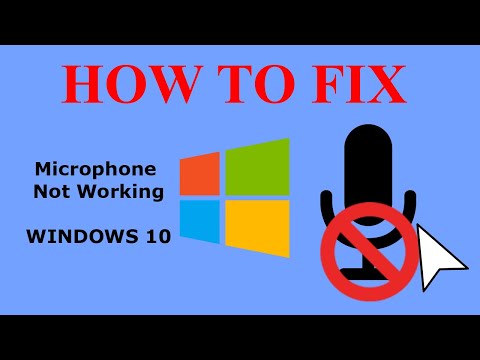 How to Fix Microphone not working