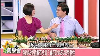 57健康同學會嚴選#590　2012.08.07 血型大解密