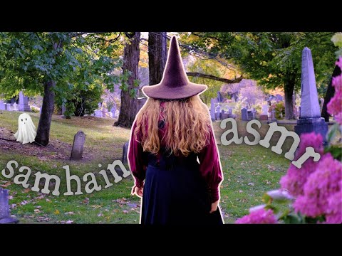 Samhain Ritual ASMR 🎃🧹 Casting a Witchy Halloween Spell ✨ (soft-spoken, tapping, tracing)