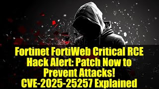 Fortinet FortiWeb Critical RCE Hack Alert: Patch Now to Prevent Attacks! CVE-2025-25257 Explained