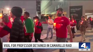 Vigil held for professor detained in Ventura County immigration protest