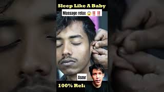 Asmr!!!! Massage from indians method for sleeping /slappe av å sove 😱‼️‼️#shorts #asmr #hairstyle