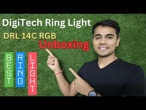 Digitech DRL-14C RGB Ring Light Unboxing & Installation Guide | What's Inside the Box?