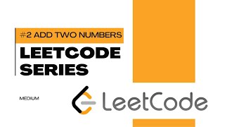 🔍 #LeetCode #2 Add Two Numbers | Medium Solution (Python) | Daily DSA Series - LeetCode Solution