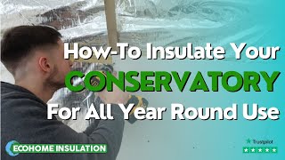 The EcoQuilt Expert Conservatory Roof Insulation Kit