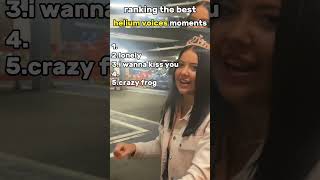Ranking Best Helium Voices #ranking #funny #helium #memes
