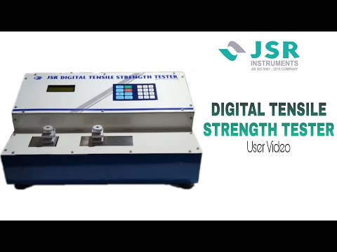 JSR - Digital Tensile Strength Tester || Horizontal model || Paper Testing Machine