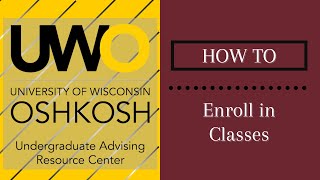 How to: Enroll in Classes