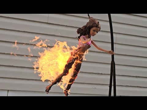 🔥 I TORCHED a Barbie in a Pink Dress...This is What Happened! 🔥