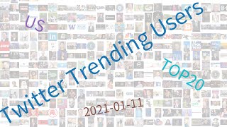 Trending users on Twitter, US, 01-11-2021