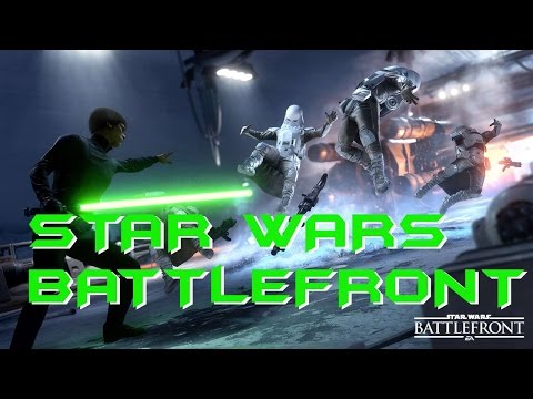 Star Wars Battlefront// Best Round Yet! Kills Boba Fett and Darth Vader/ Hoth Walker Assault