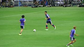 日本代表のパス練習！ #daihyo #日本代表 #本田圭佑