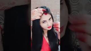 Bich maang/sindoor hairstyle💕 #shorts #hairstyles #ytshorts