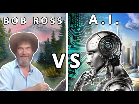Bob Ross VS Artificial Intelligence