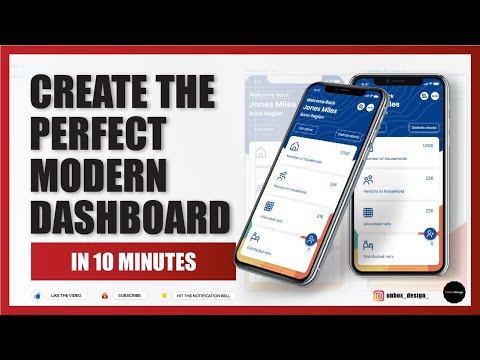 Create The Perfect Modern Dashboard In Adobe XD(In 10 mins)