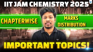 📘 IIT JAM Chemistry 2025 – Chapter wise Marks Breakdown & Must-Do Topics!