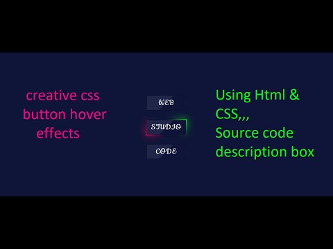 creative css button hover effects