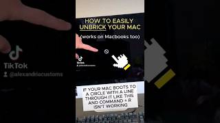 How to easily UNBRICK your Mac if you're seeing the prohibitory symbol 🚫 #tech #techtips #howto #mac