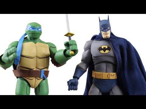 Batman Vs The Teenage Mutant Ninja Turtles GameStop Batman & Leonardo