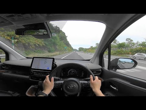 【Test Drive】2022 New TOYOTA SIENTA HYBRID 4WD - POV Drive