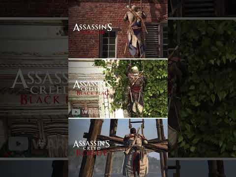 AC 3 vs AC Black Flag vs AC Rogue | Ladder Physics