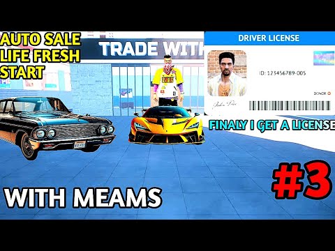 Auto Sale Life Simulator: My Journey to Get a Driving License 🏁🚗#3 in Hindi #gaming #trending
