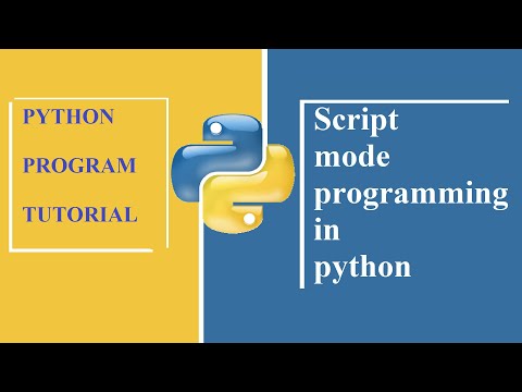 script mode programming in python