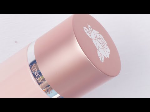 Elegant PET lotion bottle with rose gold engraving screw cap