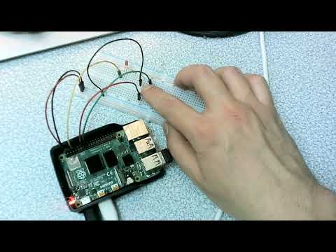 Raspberry pi LED blink and control with pushbutton
