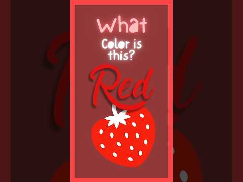Color Song for Kids- Red | Learn Colors with Fun Animation & Music | Preschool Learning by InstantAI