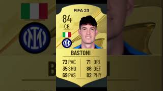 Every Bastoni FIFA card #yullo#football#bastoni#cb#roadto2k#fypviralシ#fifa#FC#soccer