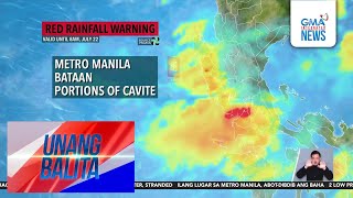 Heavy rainfall warning, nakataas sa ilang bahagi ng Luzon - Weather update today | Unang Balita