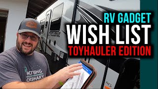 What's our RV Gadget Wish List for our New Toy Hauler? [What did we miss?]