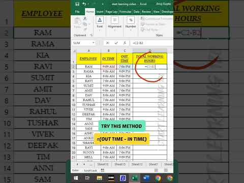 Stop Doing This in Excel! Do THIS Instead! ⚠️✅ #EXCEL #SHORTS #TRENDING #VIRAL