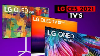LG OLED + QNED TV’s 2021 (CES 2021 TV Announcements)