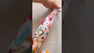 Decoupage On Glass Bottle ✨#bottleart #shorts